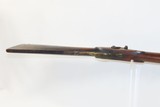 ENGRAVED “W P” Signed Antique Full-Stock .40 Caliber Percussion LONG RIFLE
With T. DAVIDSON & CO. Lock and OCTAGON BARREL - 8 of 20