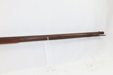 ENGRAVED “W P” Signed Antique Full-Stock .40 Caliber Percussion LONG RIFLE
With T. DAVIDSON & CO. Lock and OCTAGON BARREL - 5 of 20