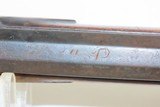 ENGRAVED “W P” Signed Antique Full-Stock .40 Caliber Percussion LONG RIFLE
With T. DAVIDSON & CO. Lock and OCTAGON BARREL - 11 of 20