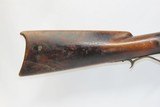ENGRAVED “W P” Signed Antique Full-Stock .40 Caliber Percussion LONG RIFLE
With T. DAVIDSON & CO. Lock and OCTAGON BARREL - 3 of 20