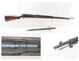 EMPIRE of JAPAN World War II PACIFIC THEATER Koishikawa Type 38 C&R RIFLEArisaka SCHOOL RIFLE w/BAYONET & SCABBARD - 1 of 21