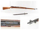 EMPIRE of JAPAN World War II PACIFIC THEATER 6.5mm Nagoya Type 38 C&R RIFLE ARISAKA by the Nagoya Arsenal w/BAYONET & SCABBARD - 1 of 18