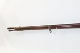 Antique U.S. SPRINGFIELD Model 1816 “Bolster” Conversion Percussion MUSKET
Flintlock/Percussion Converted circa 1852 w/BAYONET - 20 of 22