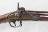 Antique U.S. SPRINGFIELD Model 1816 “Bolster” Conversion Percussion MUSKET
Flintlock/Percussion Converted circa 1852 w/BAYONET - 3 of 22