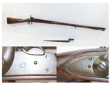 Antique U.S. SPRINGFIELD Model 1816 “Bolster” Conversion Percussion MUSKET
Flintlock/Percussion Converted circa 1852 w/BAYONET - 1 of 22