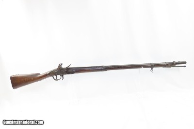Antique CHARLEVILLE U.S. Model 1795 Type FLINTLOCK WAR of 1812 Era MUSKET
Late 1700s/Early 1800s Military Style Flintlock Musket
