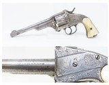 ENGRAVED Antique MERWIN & HULBERT Double Action Revolver .44-40 WINCHESTERBISON Panel Scene Engraved CALIBRE WINCHESTER 1873