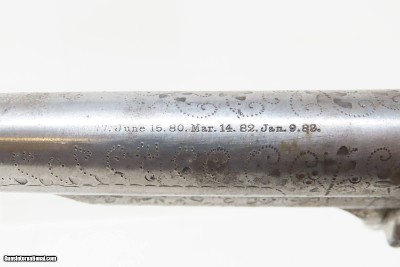 ENGRAVED Antique MERWIN & HULBERT Double Action Revolver .44-40 WINCHESTERBISON Panel Scene Engraved CALIBRE WINCHESTER 1873 - Image 10 of 19