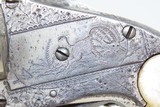 ENGRAVED Antique MERWIN & HULBERT Double Action Revolver .44-40 WINCHESTER
BISON Panel Scene Engraved CALIBRE WINCHESTER 1873 - 7 of 19