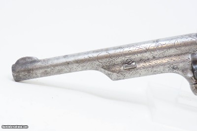 Antique MERWIN, HULBERT Open Top Large Frame Single Action “ARMY” RevolverENGRAVED Full-Sized Late 1870s/Early 1880s Revolver - Image 5 of 17