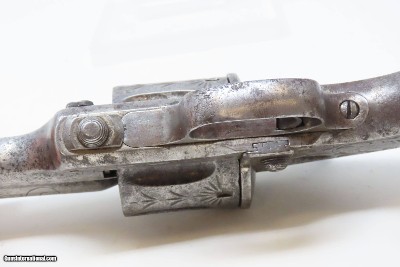 Antique MERWIN, HULBERT Open Top Large Frame Single Action “ARMY” RevolverENGRAVED Full-Sized Late 1870s/Early 1880s Revolver - Image 11 of 17