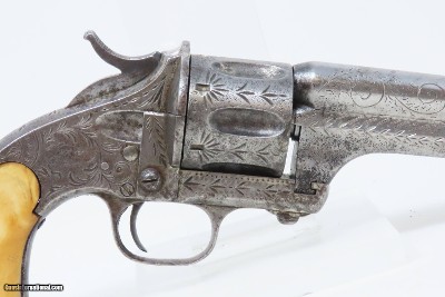 Antique MERWIN, HULBERT Open Top Large Frame Single Action “ARMY” RevolverENGRAVED Full-Sized Late 1870s/Early 1880s Revolver - Image 16 of 17