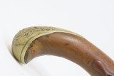 Antique Flintlock CAVALRY PISTOL Large Bore .64 Caliber Holster Horse Belt
Marked with GERMAN “CROWN/V” Proofs at the Breech - 3 of 17