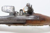 Antique Flintlock CAVALRY PISTOL Large Bore .64 Caliber Holster Horse Belt
Marked with GERMAN “CROWN/V” Proofs at the Breech - 8 of 17