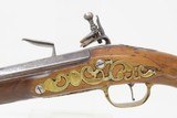 Antique Flintlock CAVALRY PISTOL Large Bore .64 Caliber Holster Horse Belt
Marked with GERMAN “CROWN/V” Proofs at the Breech - 16 of 17