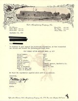 LETTERED Antique COLT Model 1877 LIGHTNING .38 Cal. Double Action RevolverINSCRIBED DA .38 Long Colt with NICKEL FINISH - 2 of 21