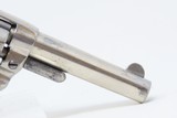 LETTERED Antique COLT Model 1877 LIGHTNING .38 Cal. Double Action RevolverINSCRIBED DA .38 Long Colt with NICKEL FINISH - 21 of 21