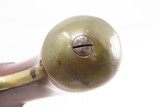 Antique SHARPE of LONDON Brass Barrel .55 Cal Flintlock INDIAN TRADE Pistol British with Birmingham Proofs & Lightly Engraved - 11 of 17