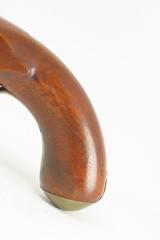 Antique SHARPE of LONDON Brass Barrel .55 Cal Flintlock INDIAN TRADE Pistol British with Birmingham Proofs & Lightly Engraved - 15 of 17