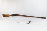 CIVIL WAR Antique French Model 1816 .67 Cal. WURTTEMBERG CONVERSION Musket
Rifled CIVIL WAR Musket with SOCKET BAYONET - 2 of 19