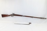 CIVIL WAR Antique ANCION & CIE. French Model 1842 Percussion RIFLE-MUSKET
Likely UNION ARMY Musket with BAYONET - 2 of 23