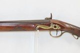 Antique Unmarked Full Stock .71 Cal. Percussion SMOOTHBORED Rifle/ShotgunHUNTING/HOMESTEAD Long Rifle/Shotgun Conversion - 14 of 17