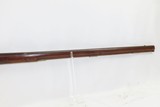 Antique Unmarked Full Stock .71 Cal. Percussion SMOOTHBORED Rifle/ShotgunHUNTING/HOMESTEAD Long Rifle/Shotgun Conversion - 6 of 17