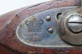 VERY FINE 1873 mfr. British P1858 Pistol for the EIG Military EIC India .66 Late Percussion Gun for the Indian Army - 7 of 21