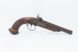 BRACE of FRENCH EMPIRE Style Antique Belt Pistols Made in Liege Circa 1850s Matching Martial Type Sidearms - 19 of 25