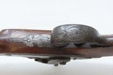 BRACE of FRENCH EMPIRE Style Antique Belt Pistols Made in Liege Circa 1850s Matching Martial Type Sidearms - 13 of 25