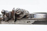 PAIR of Antique BRITISH Mabson, Labron, & Mabson .32 Cal. FLINTLOCK Pistols Engraved, Made Circa the Early-1800s in Birmingham - 10 of 25