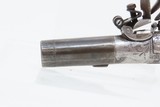 PAIR of Antique BRITISH Mabson, Labron, & Mabson .32 Cal. FLINTLOCK Pistols Engraved, Made Circa the Early-1800s in Birmingham - 6 of 25