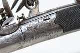 PAIR of Antique BRITISH Mabson, Labron, & Mabson .32 Cal. FLINTLOCK Pistols Engraved, Made Circa the Early-1800s in Birmingham - 22 of 25