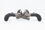 PAIR of Antique BRITISH Mabson, Labron, & Mabson .32 Cal. FLINTLOCK Pistols Engraved, Made Circa the Early-1800s in Birmingham - 2 of 25