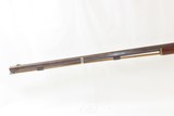 ENGRAVED Antique Mid-19th CENTURY Half-Stock .44 Cal. Percussion LONG RIFLE Kentucky Style HUNTING/HOMESTEAD Long Rifle - 17 of 19