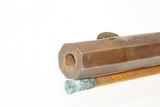 ENGRAVED Antique Mid-19th CENTURY Half-Stock .44 Cal. Percussion LONG RIFLE Kentucky Style HUNTING/HOMESTEAD Long Rifle - 18 of 19
