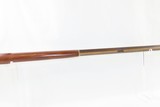 ENGRAVED Antique Mid-19th CENTURY Half-Stock .44 Cal. Percussion LONG RIFLE Kentucky Style HUNTING/HOMESTEAD Long Rifle - 9 of 19