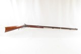 ENGRAVED Antique Mid-19th CENTURY Half-Stock .44 Cal. Percussion LONG RIFLE Kentucky Style HUNTING/HOMESTEAD Long Rifle - 2 of 19