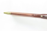 ENGRAVED Antique Mid-19th CENTURY Half-Stock .44 Cal. Percussion LONG RIFLE Kentucky Style HUNTING/HOMESTEAD Long Rifle - 11 of 19