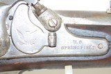 CIVIL WAR Antique US SPRINGFIELD ARMORY Model 1855 .58 Caliber Rifle-MUSKET MAYNARD Tape Primed Musket with U.S. BAYONET - 7 of 22