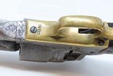 1863 mfr. Antique CIVIL WAR COLT US Model 1860 ARMY .44 Percussion REVOLVER Primary Union Sidearm Shortened to 5 1/2” - 12 of 17