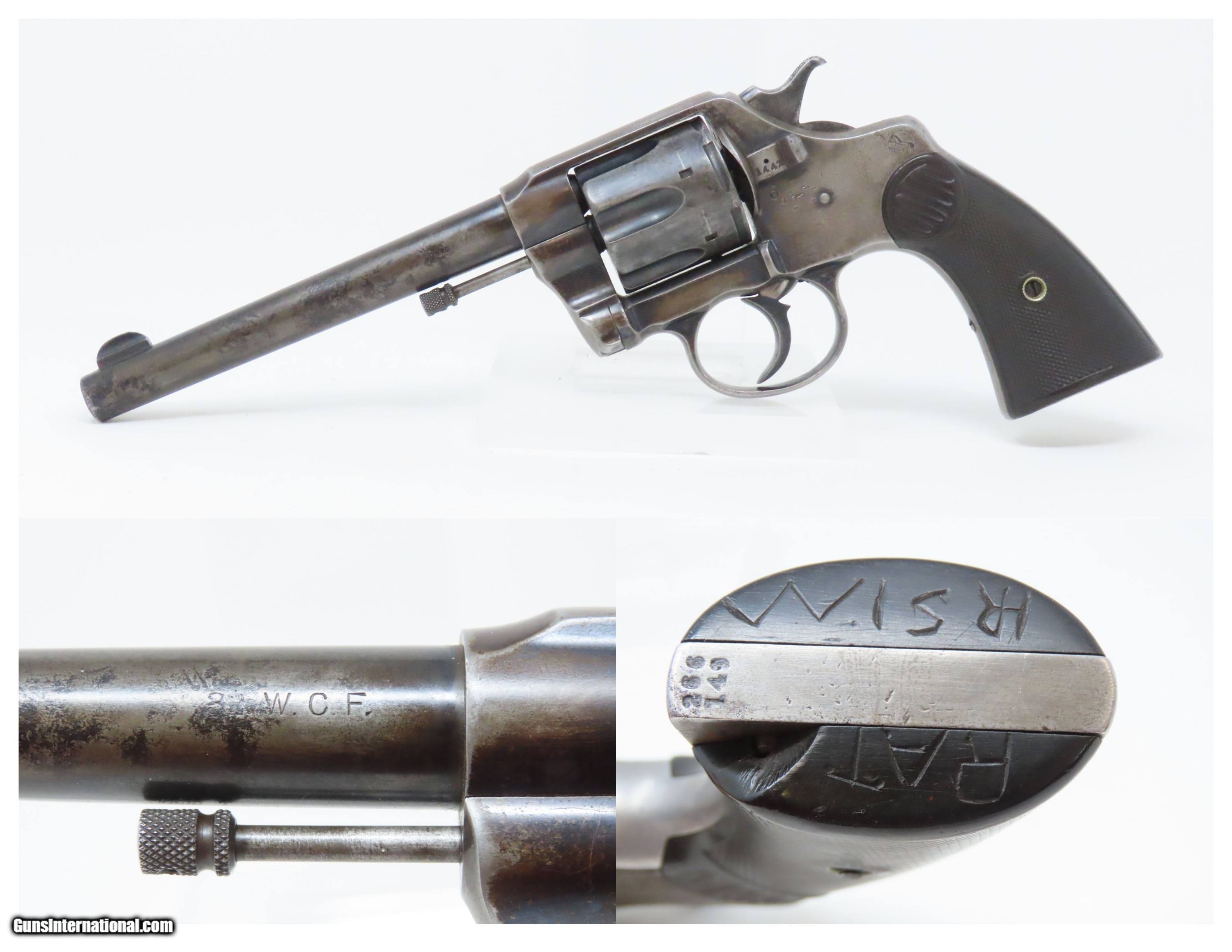 c1906 mfr. COLT NEW ARMY & NAVY .32-20 WCF Cal. Double Action REVOLVER ...