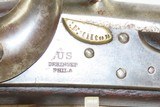 Antique DERINGER U.S. Model 1817 Percussion Conversion .54 Cal COMMON RIFLE U.S. Marked 1 of 13,000 Contracted by Henry Deringer - 7 of 19