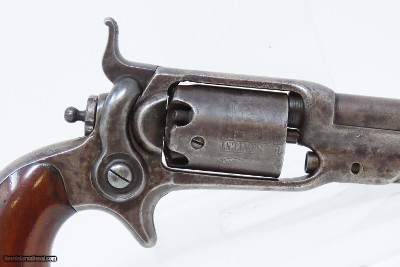 Pre-CIVIL WAR Antique COLT Model 1855 ROOT Side-Hammer POCKET Revolver .31Manufactured circa 1856 - Image 4 of 17