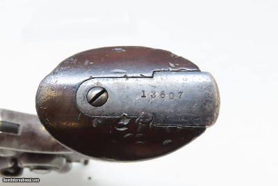 Pre-CIVIL WAR Antique COLT Model 1855 ROOT Side-Hammer POCKET Revolver .31Manufactured circa 1856 - Image 11 of 17