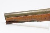 WAR of 1812 Era Antique W. KETLAND BRASS BARREL .58 Cal. FLINTLOCK Pistol - 19 of 19