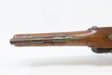 WAR of 1812 Era Antique W. KETLAND BRASS BARREL .58 Cal. FLINTLOCK Pistol - 14 of 19