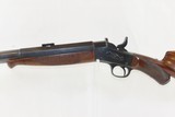 Cased REMINGTON ARMS CO. .45-70 Caliber Centerfire ROLLING BLOCK Rifle C&RWith HARDWOOD CASE and .45-70 CASINGS - 16 of 19