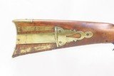 Antique HEAVY BARREL Full-Stock .48 Caliber Percussion American LONG RIFLE
HUNTING/HOMESTEAD Rifle w/BIDDLE & CO. Lock - 3 of 18
