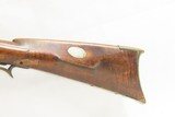 Antique HEAVY BARREL Full-Stock .48 Caliber Percussion American LONG RIFLE
HUNTING/HOMESTEAD Rifle w/BIDDLE & CO. Lock - 14 of 18